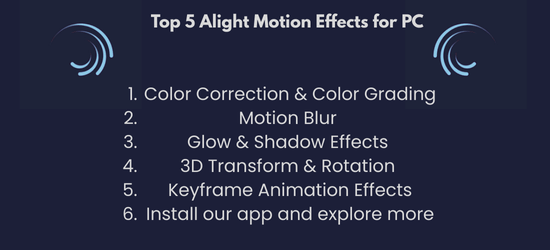 Install Alight Motion on PC – 2025 Version (Fully Unlocked + No Watermark) 1 top 5 alight motion effects