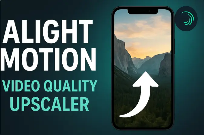 Use alight Motion as a video quality enhancer