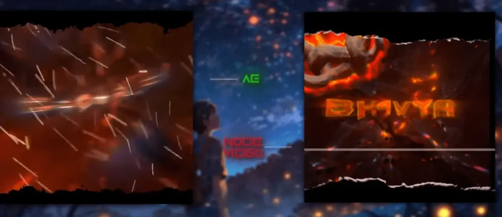 make outro videos using alight motion