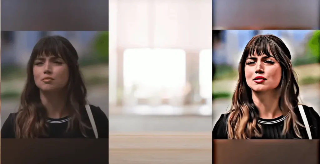 Make old footages like new using alight motion