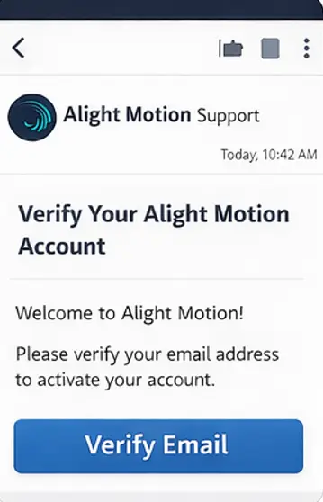 Alight Motion Subscription Explained: From Account Creation to Deletion 4 alight motion account creation email verification picture