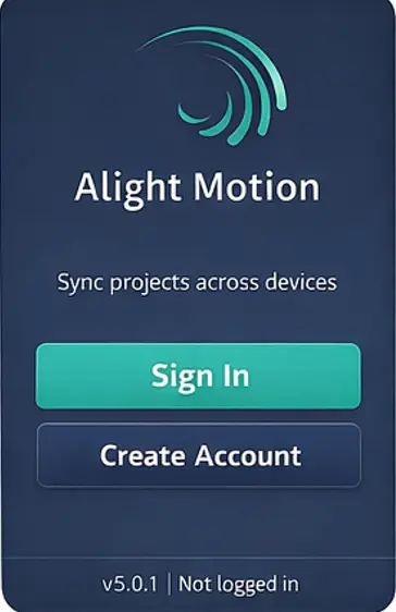 Alight Motion Subscription Explained: From Account Creation to Deletion 2 alight motion welcome screen for signup